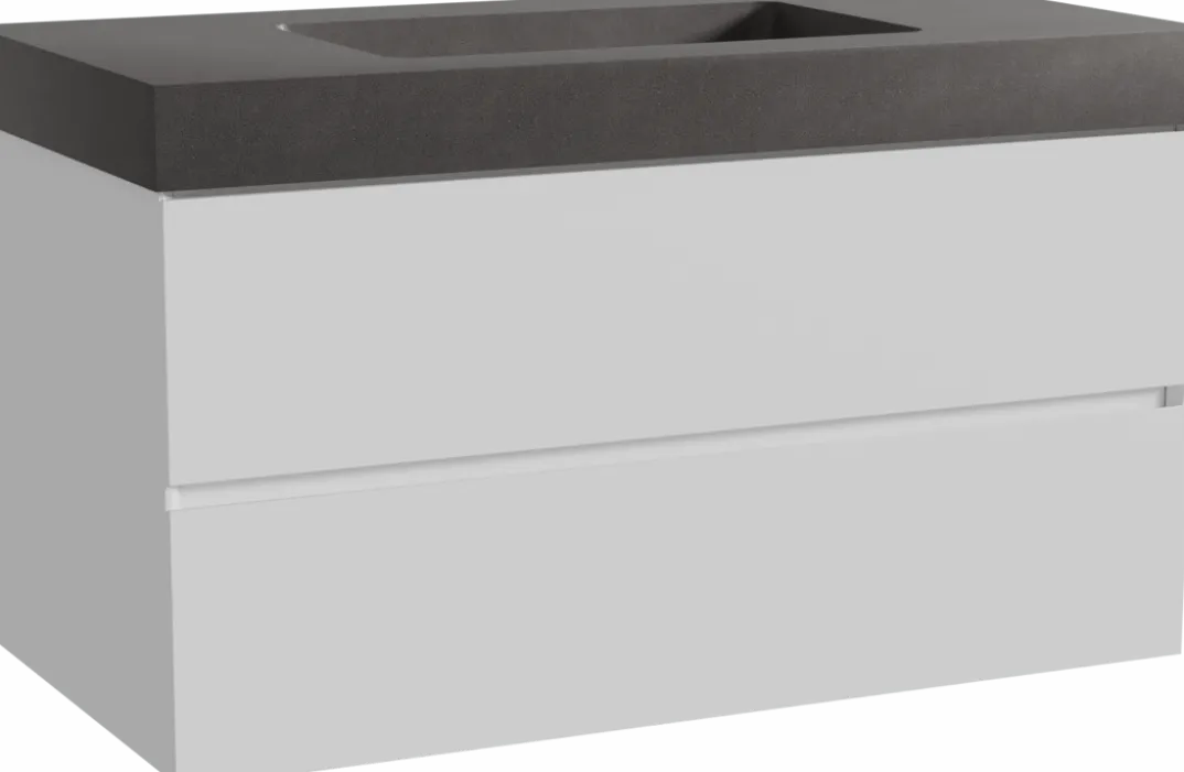 Storke Edge badkamermeubel met Scuro High wastafel