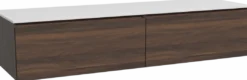 Storke Edge badkamermeubel met Tavola wastafelblad voor waskom(men)