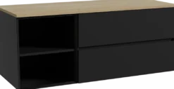 Storke Edge badkamermeubel met Panton wastafelblad voor waskom(men)
