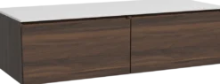 Storke Edge badkamermeubel met Tavola wastafelblad voor waskom(men)