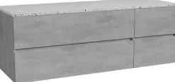 Storke Edge badkamermeubel met Tavola wastafelblad voor waskom(men)