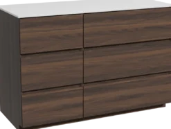 Storke Edge badkamermeubel met Tavola wastafelblad voor waskom(men)