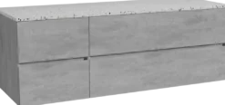 Storke Edge badkamermeubel met Tavola wastafelblad voor waskom(men)