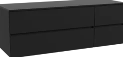 Storke Edge badkamermeubel met Panton wastafelblad voor waskom(men)