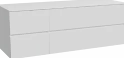 Storke Edge badkamermeubel met Tavola wastafelblad voor waskom(men)