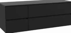Storke Edge badkamermeubel met Panton wastafelblad voor waskom(men)