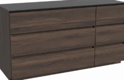 Storke Edge badkamermeubel met Panton wastafelblad voor waskom(men)