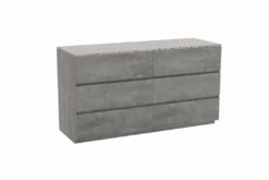 Storke Edge badkamermeubel met Tavola wastafelblad voor waskom(men)