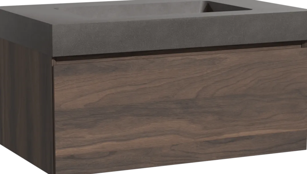 Storke Edge badkamermeubel met Scuro High wastafel