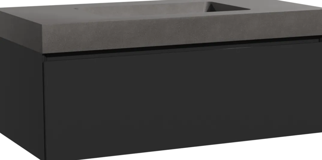 Storke Edge badkamermeubel met Scuro High wastafel