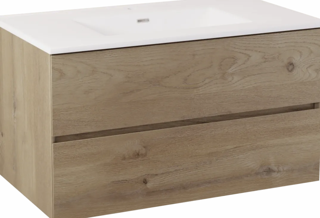Storke Edge badkamermeubel met Kera wastafel