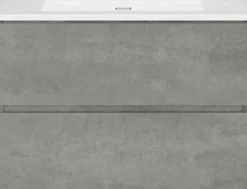 Storke Edge badkamermeubel met Kera wastafel, afvoerplug inbegrepen