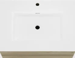 Storke Edge badkamermeubel met Kera wastafel, afvoerplug inbegrepen