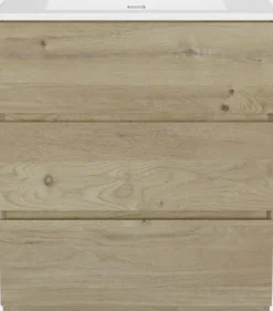 Storke Edge badkamermeubel met Kera wastafel, afvoerplug inbegrepen