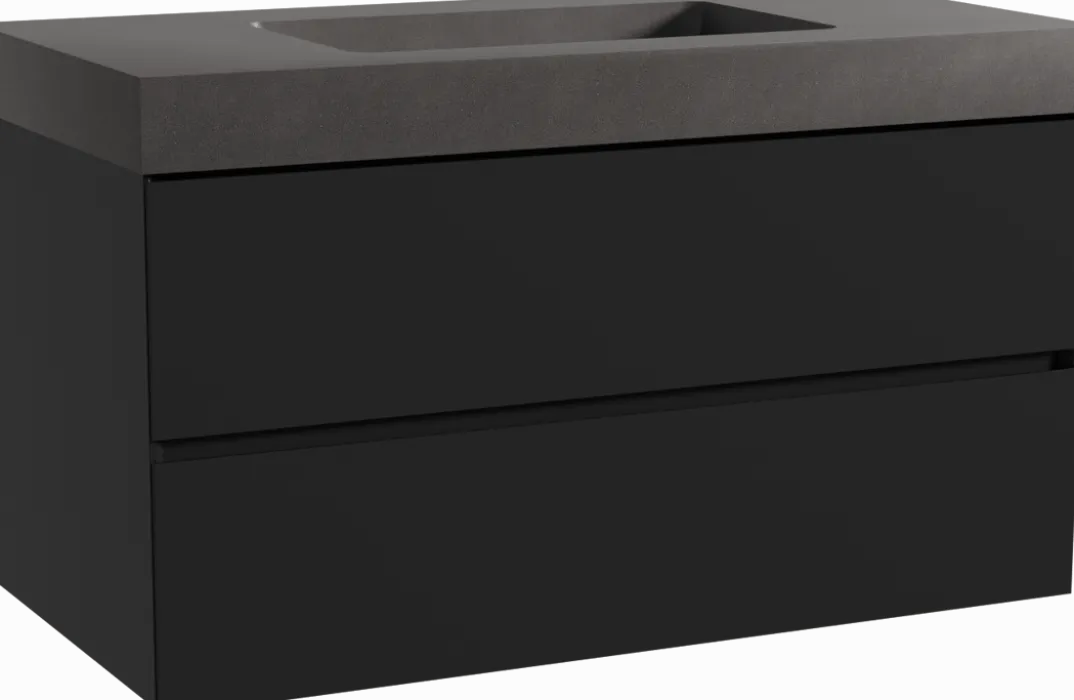Storke Edge badkamermeubel met Scuro High wastafel