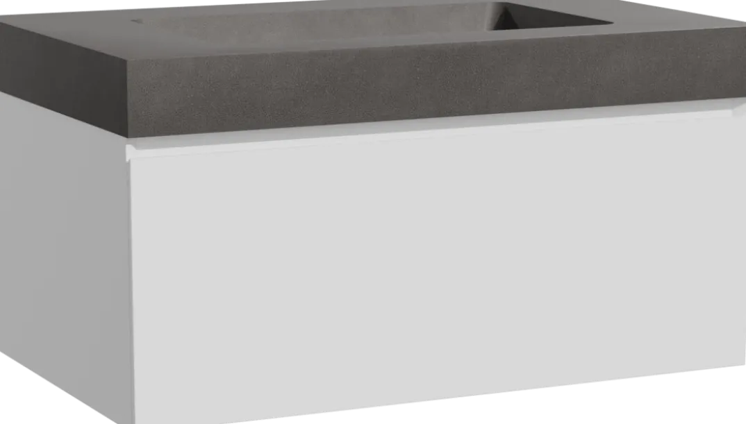 Storke Edge badkamermeubel met Scuro High wastafel