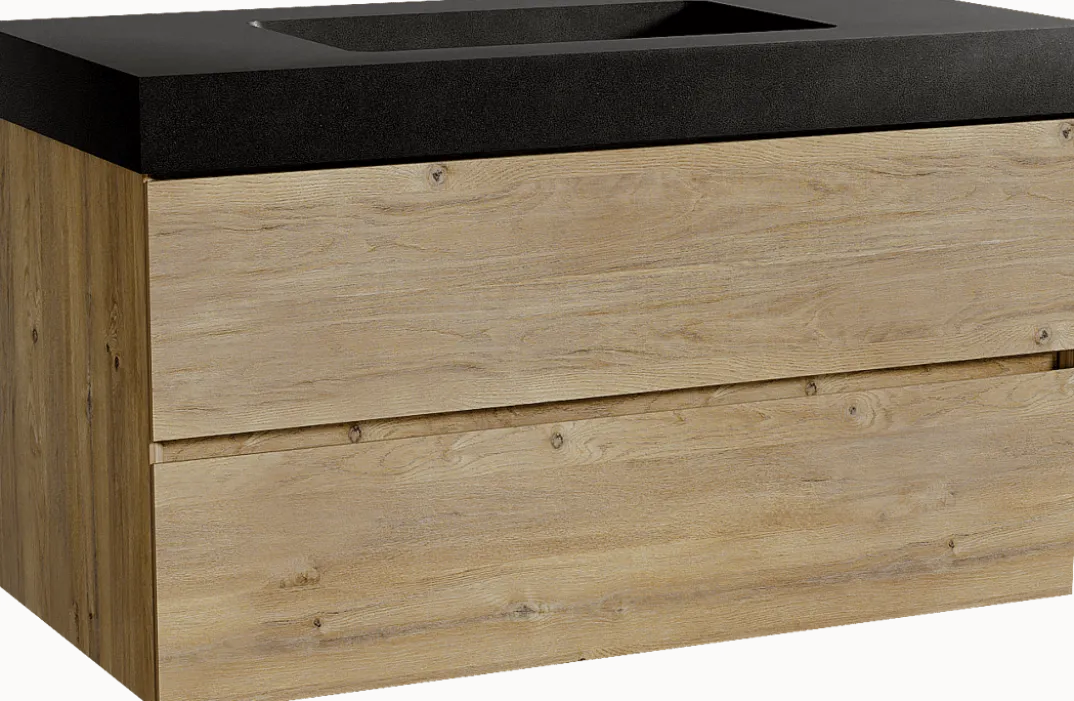 Storke Edge badkamermeubel met Scuro High wastafel