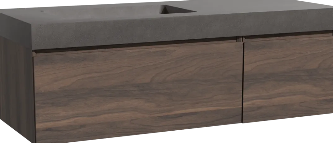 Storke Edge badkamermeubel met Scuro High wastafel