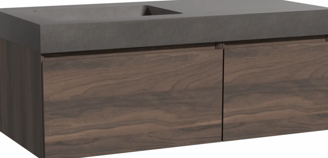 Storke Edge badkamermeubel met Scuro High wastafel