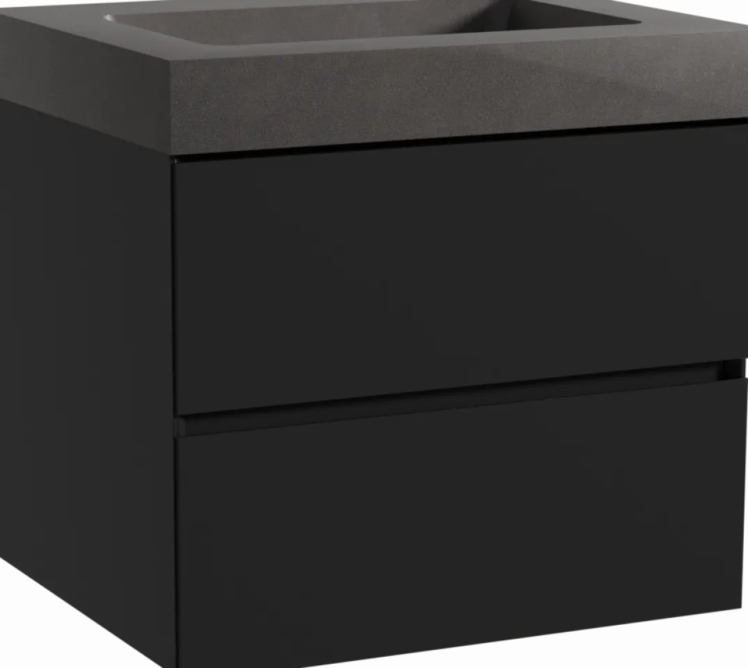 Storke Edge badkamermeubel met Scuro High wastafel