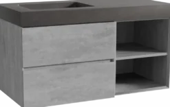 Storke Edge badkamermeubel met Scuro High wastafel