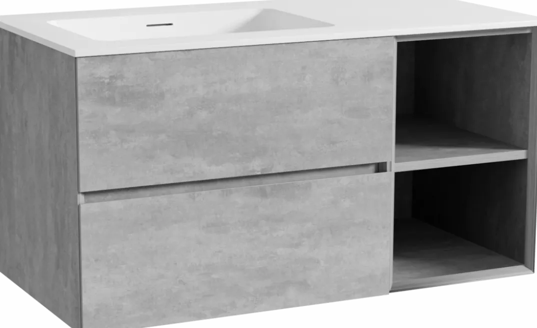 Storke Edge badkamermeubel met Mata wastafel
