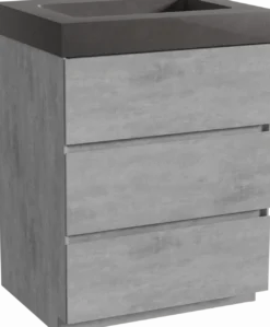 Storke Edge badkamermeubel met Scuro High wastafel