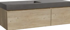 Storke Edge badkamermeubel met Scuro High wastafel