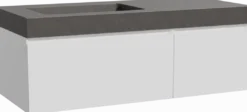 Storke Edge badkamermeubel met Scuro High wastafel
