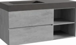 Storke Edge badkamermeubel met Scuro High wastafel