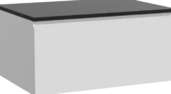 Storke Edge badkamermeubel met Panton wastafelblad voor waskom(men)