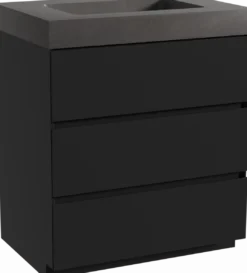 Storke Edge badkamermeubel met Scuro High wastafel