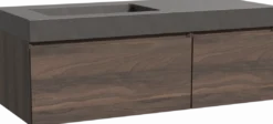 Storke Edge badkamermeubel met Scuro High wastafel