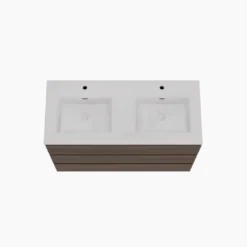 Storke Edge badkamermeubel met Kera wastafel, afvoerpluggen inbegrepen