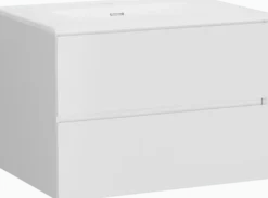 Storke Edge badkamermeubel met Kera wastafel, afvoerplug inbegrepen