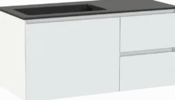 Storke Edge badkamermeubel met Scuro wastafel