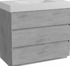 Storke Edge badkamermeubel met Mata High wastafel