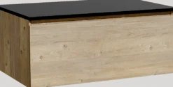 Storke Edge badkamermeubel met Panton wastafelblad voor waskom(men)