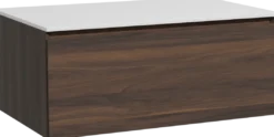 Storke Edge badkamermeubel met Tavola wastafelblad voor waskom(men)