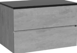 Storke Edge badkamermeubel met Panton wastafelblad voor waskom(men)