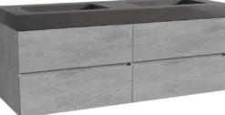 Storke Edge badkamermeubel met Scuro High wastafel