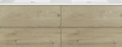 Storke Edge badkamermeubel met Kera wastafel, afvoerpluggen inbegrepen