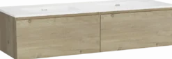 Storke Edge badkamermeubel met Kera wastafel, afvoerpluggen inbegrepen