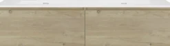 Storke Edge badkamermeubel met Kera wastafel, afvoerpluggen inbegrepen