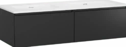 Storke Edge badkamermeubel met Kera wastafel, afvoerpluggen inbegrepen