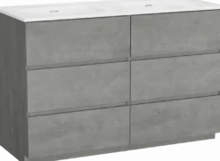 Storke Edge badkamermeubel met Kera wastafel, afvoerpluggen inbegrepen