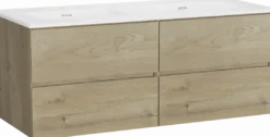 Storke Edge badkamermeubel met Kera wastafel, afvoerpluggen inbegrepen