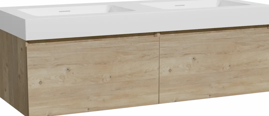 Storke Edge badkamermeubel met Mata High wastafel