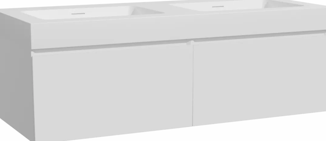 Storke Edge badkamermeubel met Mata High wastafel
