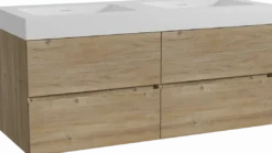 Storke Edge badkamermeubel met Mata High wastafel